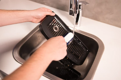 SE - Cafitesse Excellence Compact Black - daily cleaning - step 1