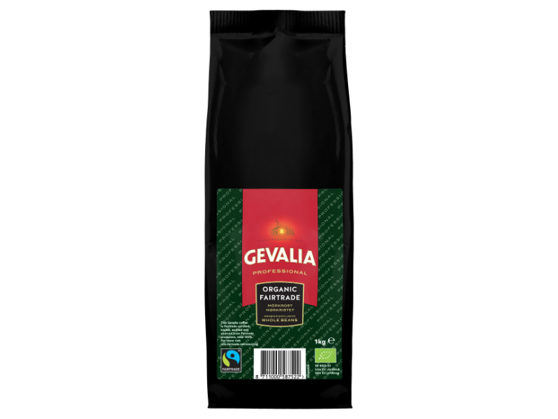 Gevalia hela bönor, Ekologiskt och Fairtrade